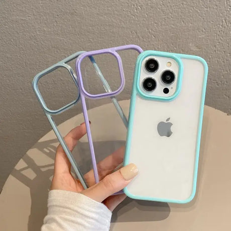 A person holding a phone case with a phone in it