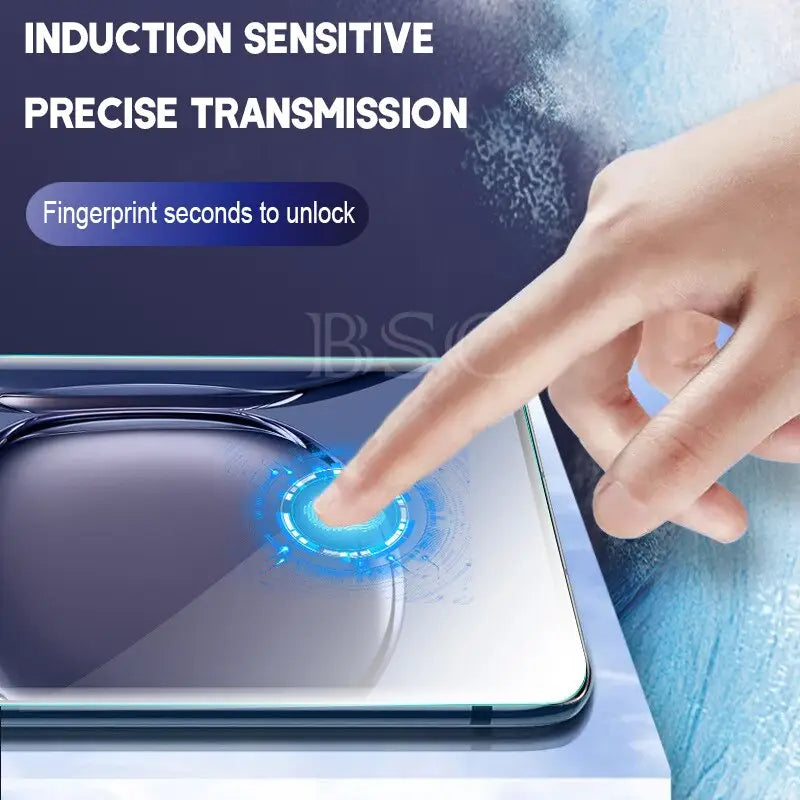 a person touching a finger on a smart device
