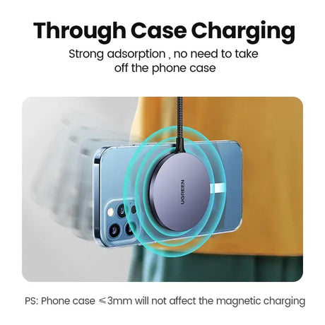 A phone with a charging cable attached to it