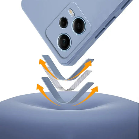 the back of a smartphone with a camera attached to it