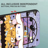 A phone with a cartoon character on it