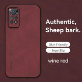 the back of a red phone case with the text, ` ` ’