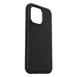 the back of the phone case is shown in black