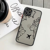 a phone case with a black and white pattern