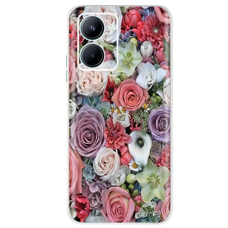 a phone case with flowers on it