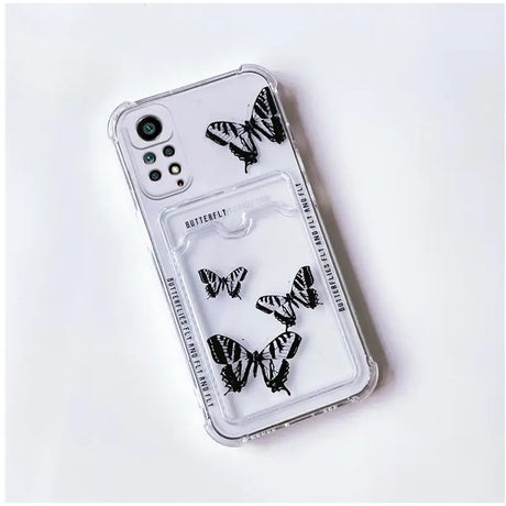 a phone case with a butterfly design on it