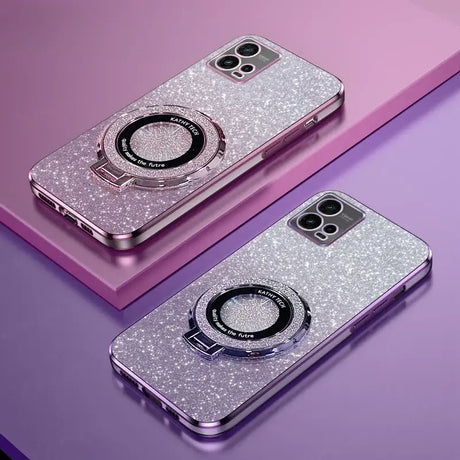 a phone case with a camera lens on it