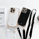 a phone case with a camera strap