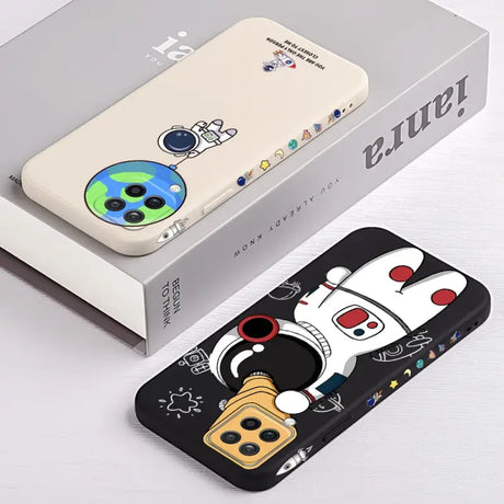 a phone case with a cartoon character on it