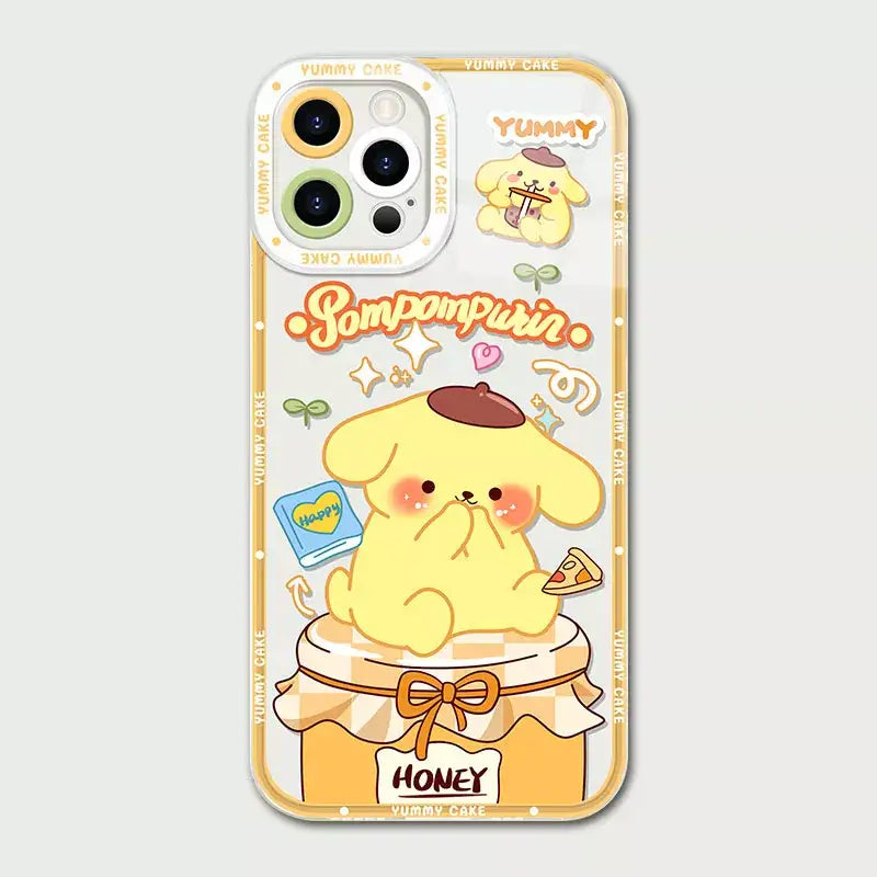 a phone case with a cartoon character on it