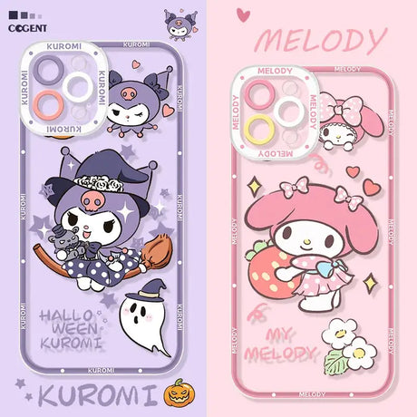 A phone case with a cartoon character design