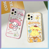 A phone case with a cartoon character on it