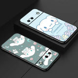 a phone case with a cartoon character design