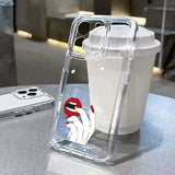 A phone case with a cartoon character on it