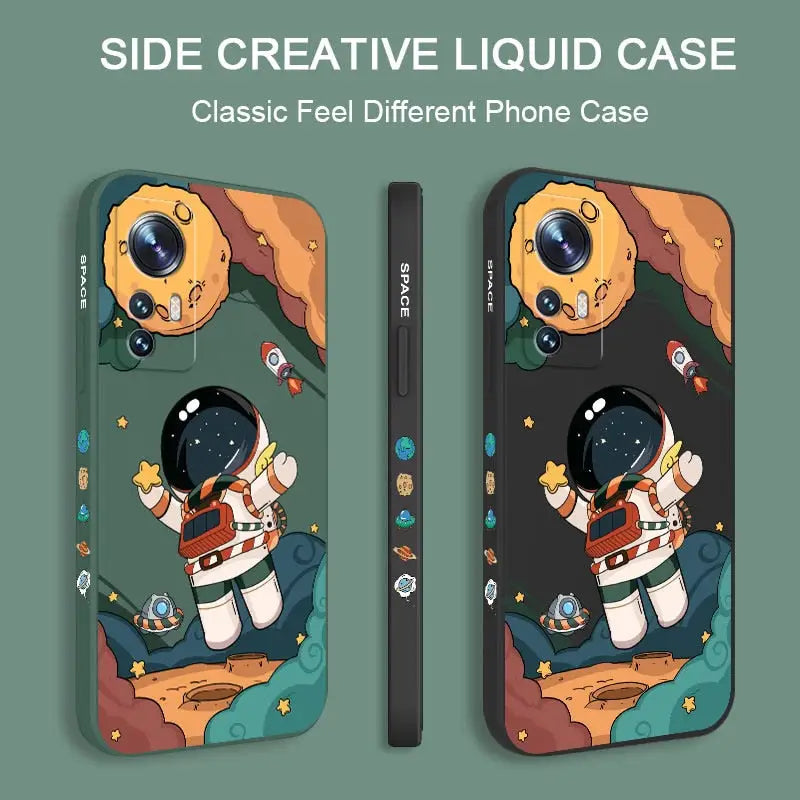 a phone case with a cartoon character on it