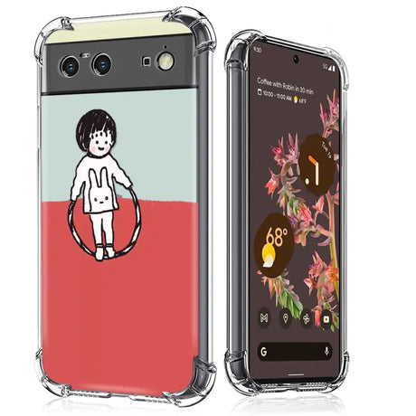 a phone case with a cartoon character on it