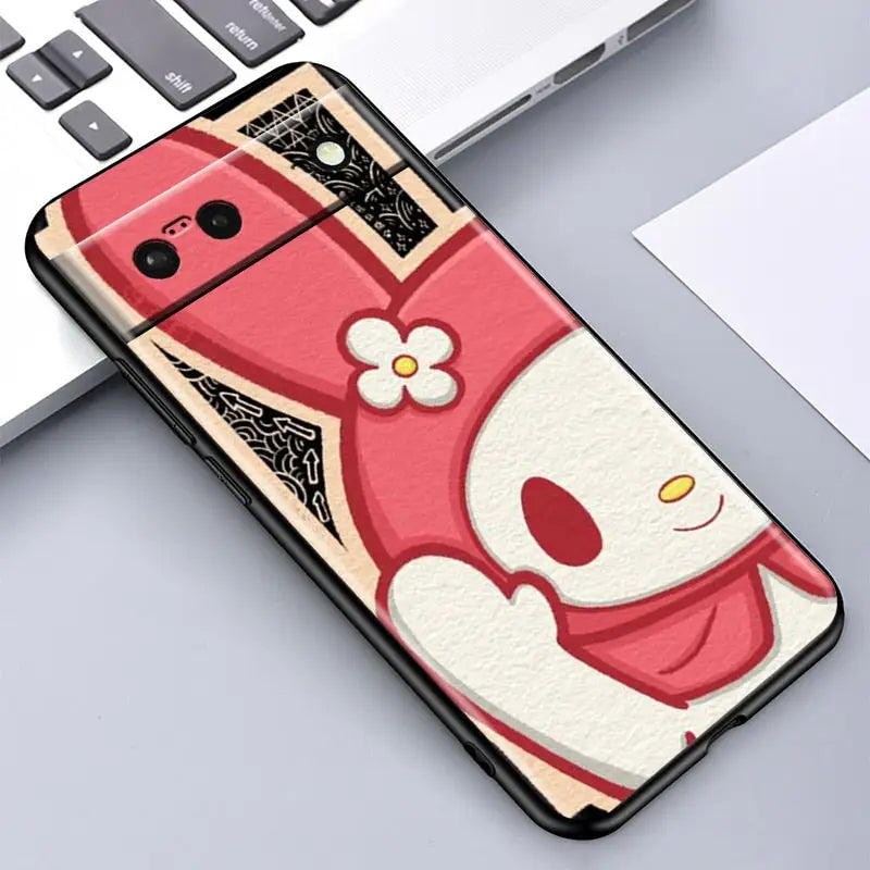 a phone case with a cartoon character on it