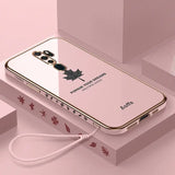 a phone case with a cat design on it