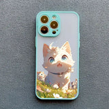 a phone case with a cat on it