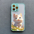 A phone case with a cat on it