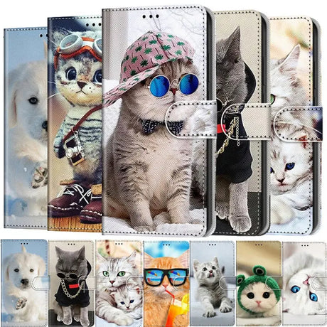 cat with sunglasses and sunglasses phone case