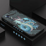 a phone case with a dragon design on it