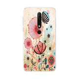 a phone case with a floral design