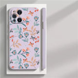 a phone case with a floral pattern on it