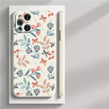 a phone case with a floral pattern