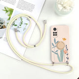 a phone case with a flower design on it