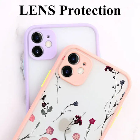 A phone case with a flower design on it