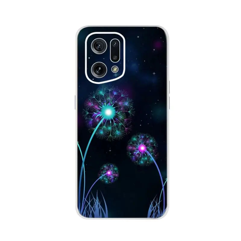 a phone case with a colorful flower design on it