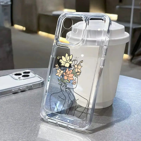 a phone case with a flower on it