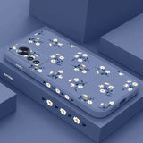 a phone case with a flower pattern on it
