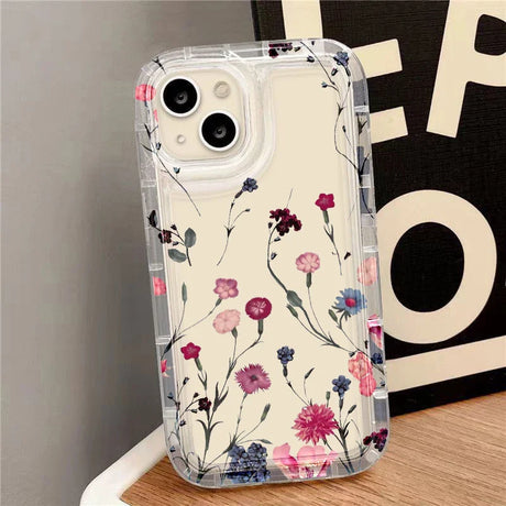 a phone case with flowers on it