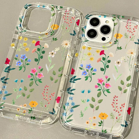 a phone case with flowers on it