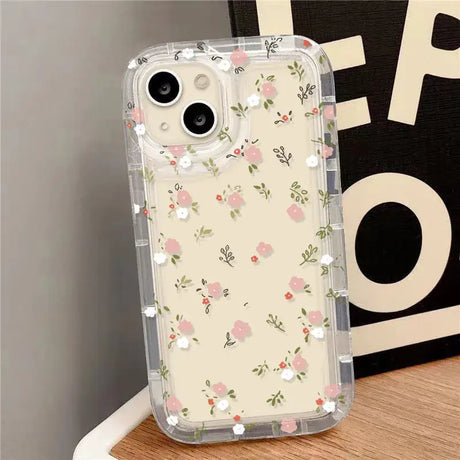 A phone case with flowers on it