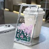 a phone case with flowers on it