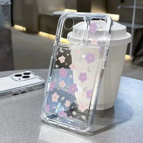 A phone case with flowers on it