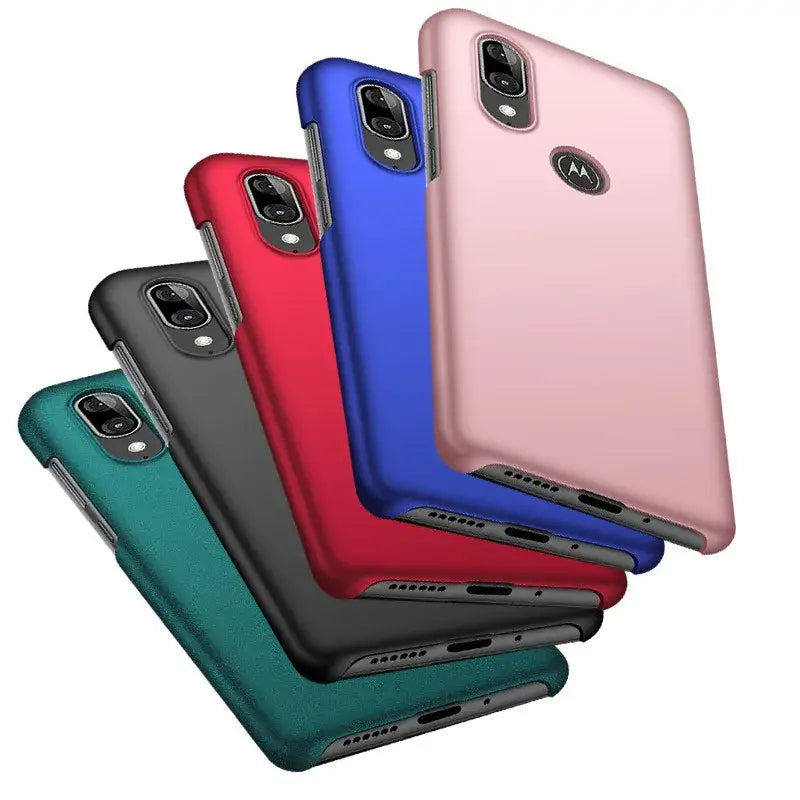 the back of a phone case with four colors