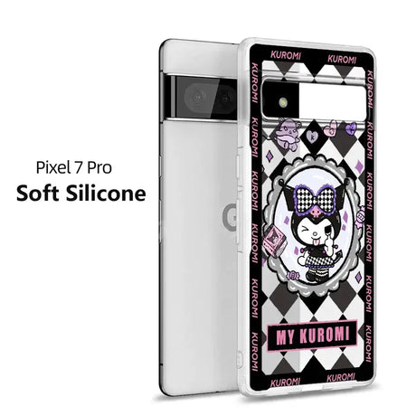 A phone case with a girl on it