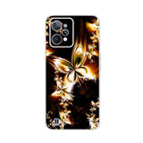 a black and gold flower case for the iphone