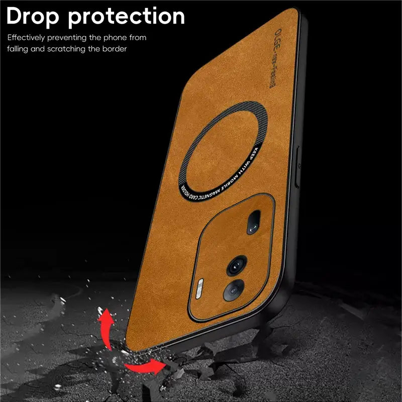 a phone case with a hole in the middle