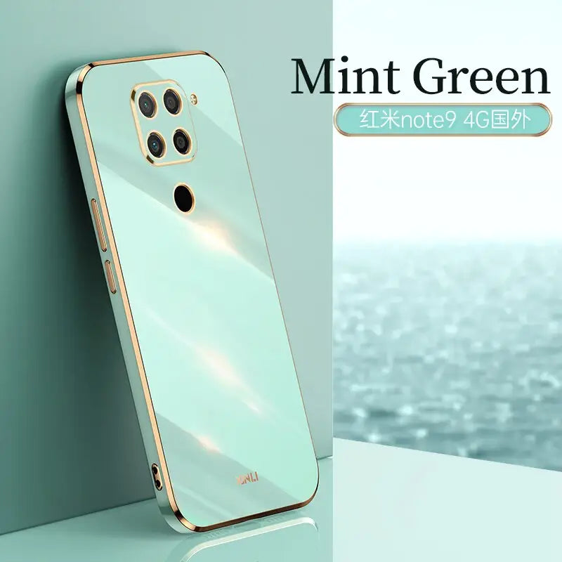 a phone case with a mirror on it