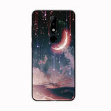 a phone case with a night sky and stars