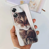 a cat phone case with a photo of a cat