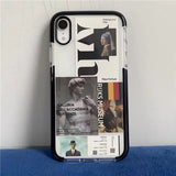 a phone case with a photo of a man on it