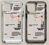 A phone case with a picture of a plane