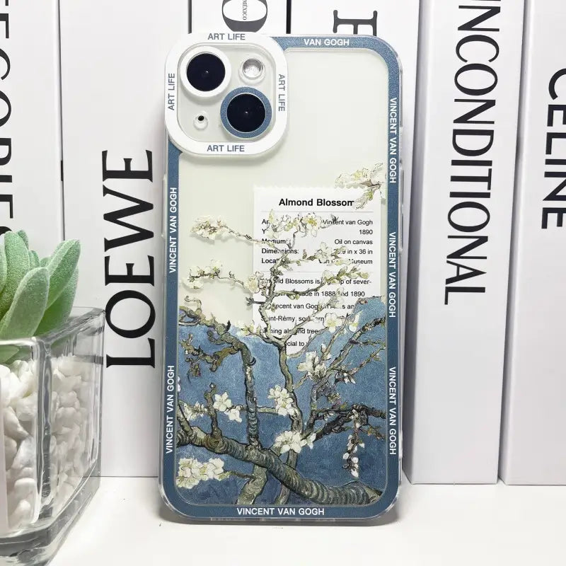 a phone case with a picture of a tree