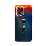 a phone case with a space scene